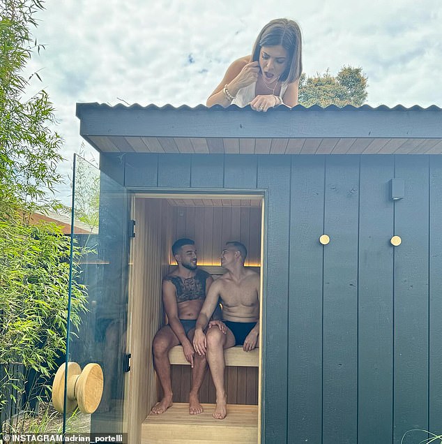 'This is what happens when we let Adrian go!  Who is ready to win house number 4 of The Block?  You're in luck because the gates are opening this week,” Adrian captioned the photos