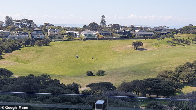 A Portsea Golf Club member (pictured) believes Andrews has a 'very good chance' of becoming a member