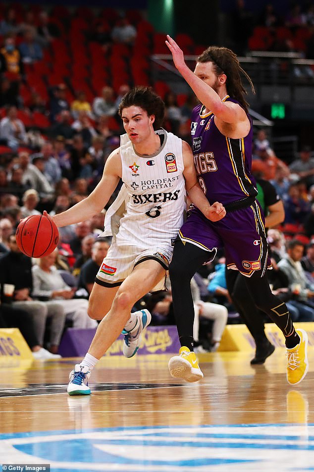 Giddey cut his teeth in Australia's NBL with the Adelaide 36ers before being selected by Oklahoma with pick six in the 2021 NBA draft