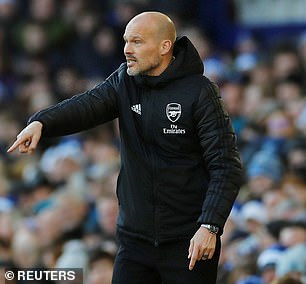 The 46-year-old was in charge of six games as Arsenal's interim manager