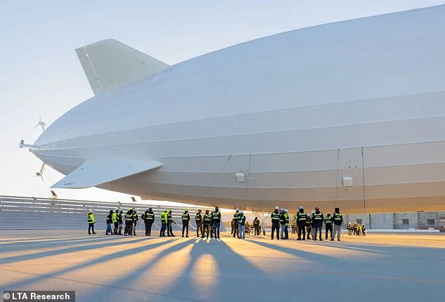 Unlike the better-known Hindenburg hot air balloon, the Pathfinder 1 uses safe, non-flammable helium instead of the dangerous hydrogen previously used