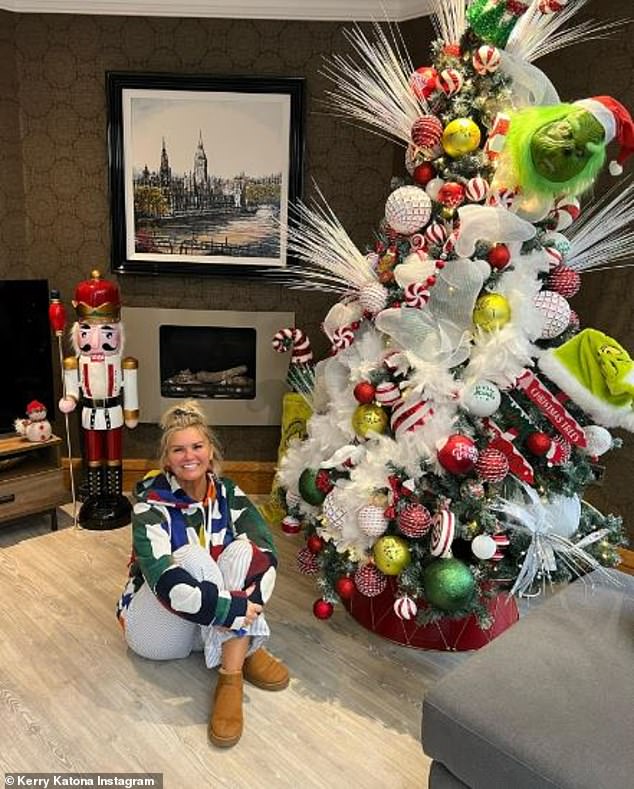 I'm A Celebri-tree: The former Atomic Kitten singer, 43, showed off her lavish decorations and multiple trees on Instagram last week and has now hit back in defense of her festive offering