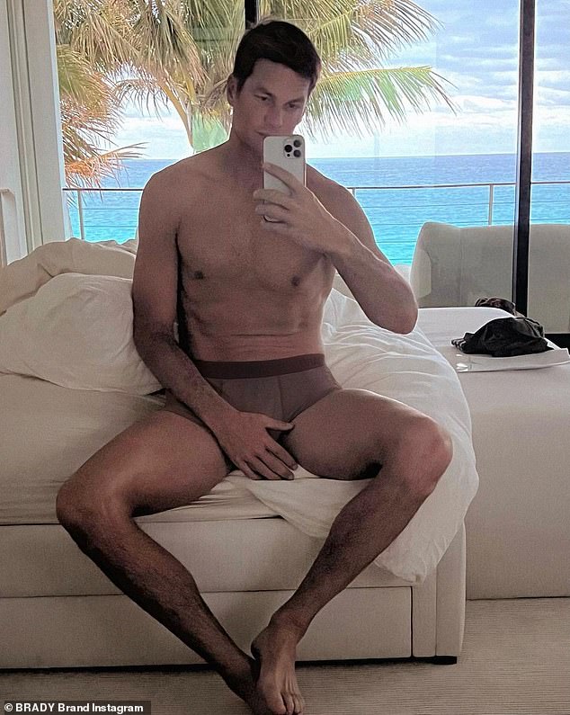 Newly single Tom stripped down to his underwear and shared a very revealing photo on Instagram in February