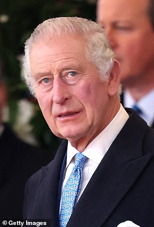 King Charles III attends a ceremonial welcome for the President and First Lady of the Republic of Korea