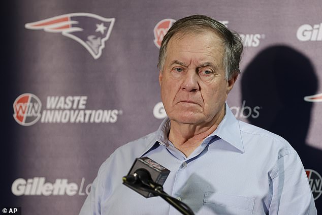 The Patriots are now 2-9 on the season after Bill Belichick (pictured) & Co.  lost to the Giants