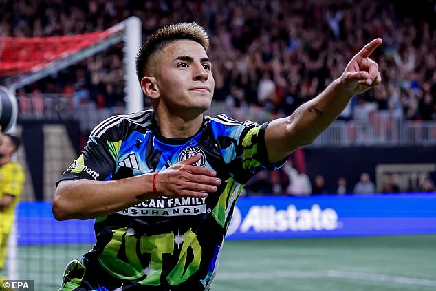 Atlanta United's young Argentinian star Thiago Almada finished third in the 2023 MVP voting