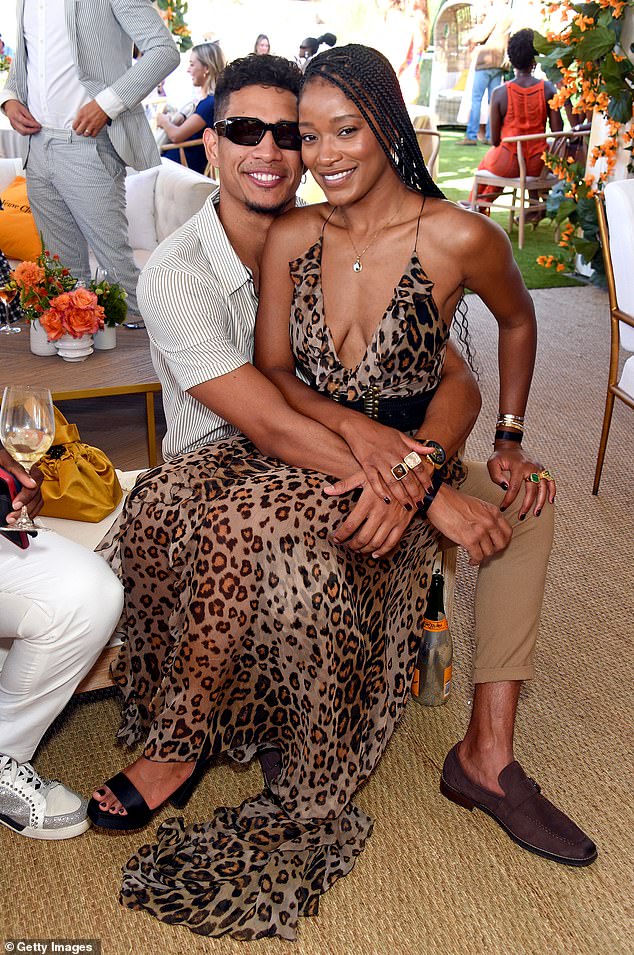 With her ex: Keke and Darius attend the 2021 Veuve Clicquot Polo Classic Los Angeles at Will Rogers State Historic Park in Pacific Palisades, California