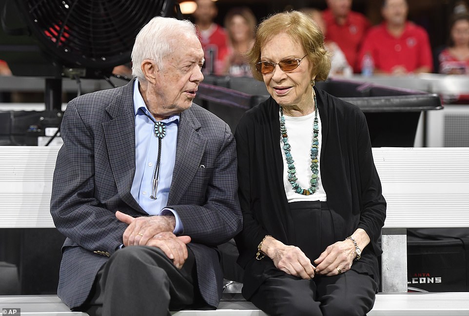 “Compared to Biden, Jimmy Carter was a brilliant, brilliant president,” Trump said.  Both Jimmy and Rosalynn Carter had attended Trump's 2017 presidential inauguration.  The former president was not on the guest list for the memorial service released by the Carter Center, nor were former presidents Barack Obama or George W. Bush.