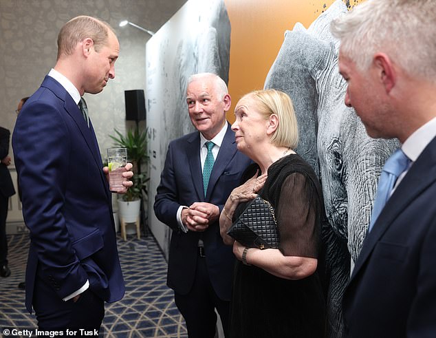 The Royal Family today greeted Tusk Ambassador Brendan Scannell, of the ISPS Handa, and his wife Margaret