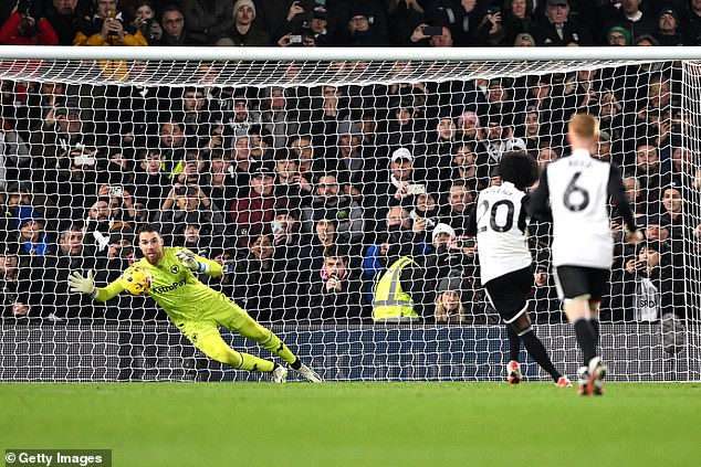 But Willian was able to respond after the controversial penalty due to a foul by Joao Gomez on Harry Wilson