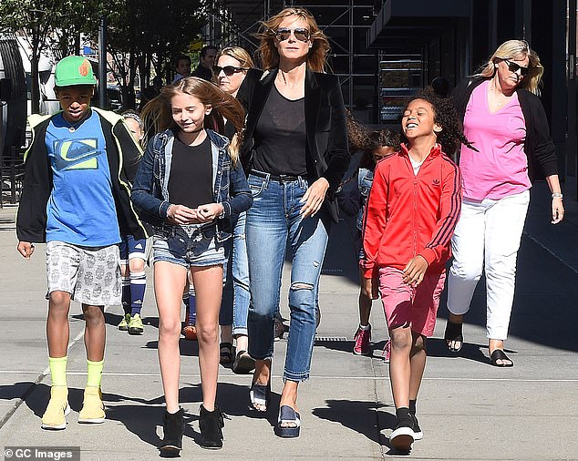 Let's be honest: The supermodel spoke to Today about raising a blended family, and she told the media that she didn't plan on raising her kids with a stepfather;  she is seen with her children in 2016