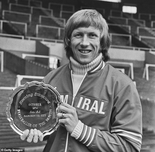 Colin Bell was also immortalized in the permanent tribute outside the Etihad Stadium