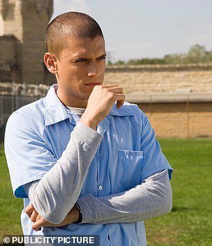 The character Michael Scofield, played by Wentworth Miller, from the show Prison Break (pictured) is a similarly common crush