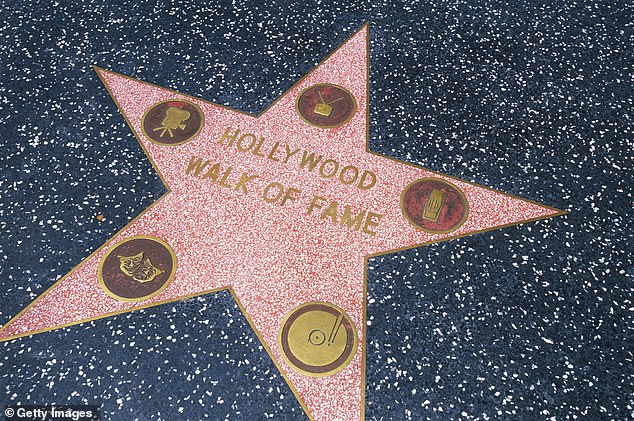 Thomas reveals that anyone can get a star in the Hollywood Hall of Fame, like the one in the photo, if he is willing to spend $75,000