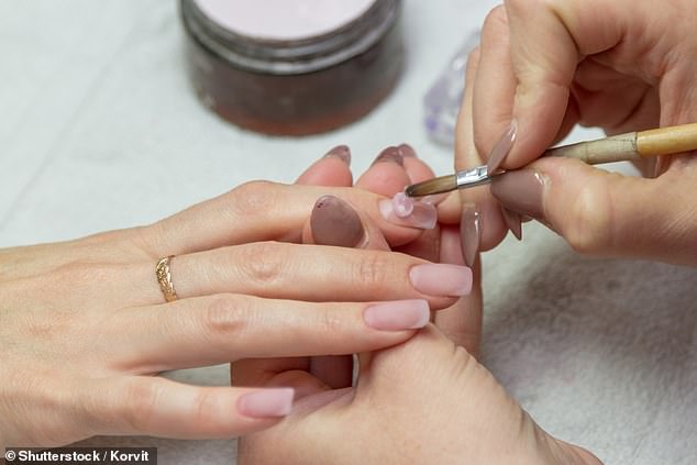 To minimize the risk of pseudomonas or other infections, Dr.  Mezher to keep a close eye on to ensure good hygiene while applying acrylic nails.