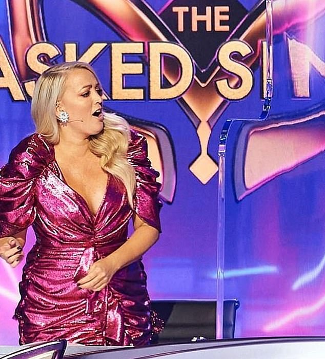 Jackie was at her heaviest while filming the first season of The Masked Singer Australia in 2019