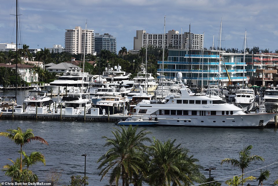 Bezos will have to keep his $550 million Goliath moored in a busy seaport because it is too big to fit next to the other superyachts in Fort Lauderdale, Florida, rather than near smaller yachts