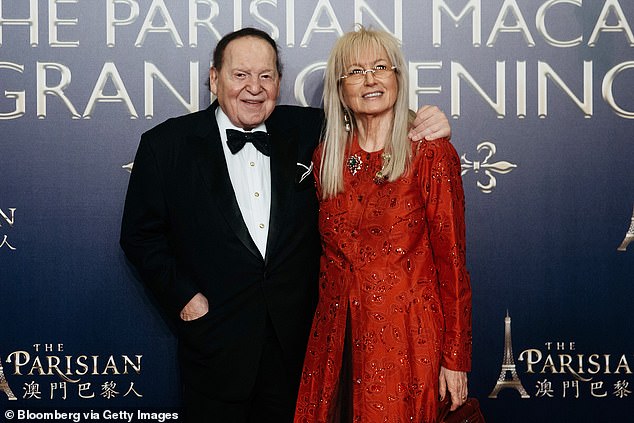 Miriam Adelson is the widow of the late billionaire Sheldon, CEO of Las Vegas Sands Corp.