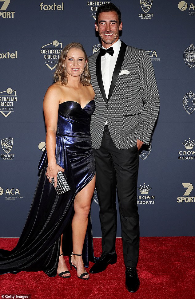 The couple (pictured at the 2020 Cricket Australia Awards) have strived to keep their relationship separate from their sporting careers