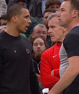 Joe Mazzulla and Billy Donovan exchange words