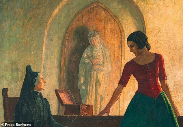 The couple was so excited that they started planning how they were going to spend their new fortune, but eventually it became clear that the buyer would not go through with their purchase (photo: the NC Wyeth painting)