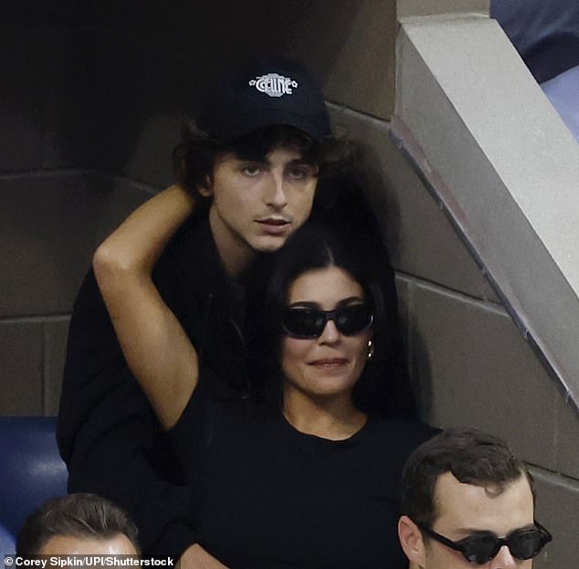 Two of the most famous people in the world... but Chalamet and Kylie Jenner have kept their relationship low-key (the couple is pictured enjoying tennis at the US Open in New York this summer)