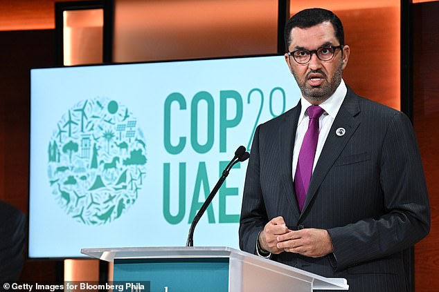 Controversial: Sultan Al Jaber, the president of COP28 in the Emirates, heads a huge oil company