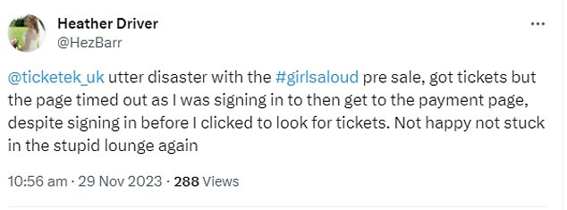 1701260303 698 Girls Aloud fans slam Ticketek as they call the pre sale