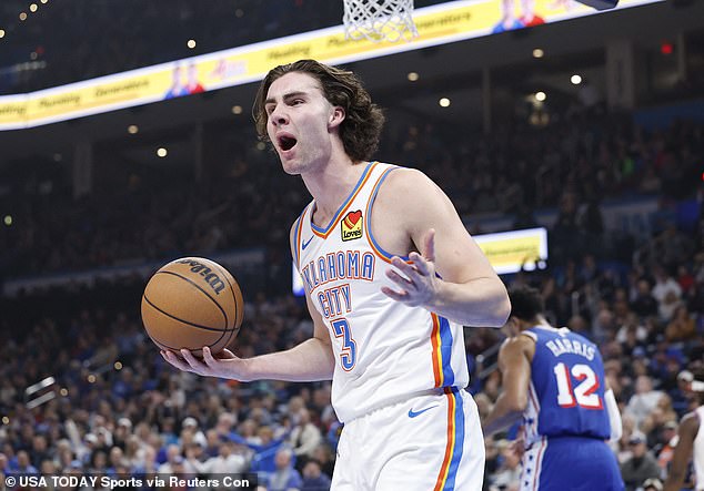 Giddey did what he does best last weekend when the Thunder played the Philadelphia 76ers (photo)