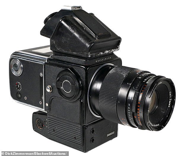 Zimmerman took the cover photos with the Hasselblad medium format camera