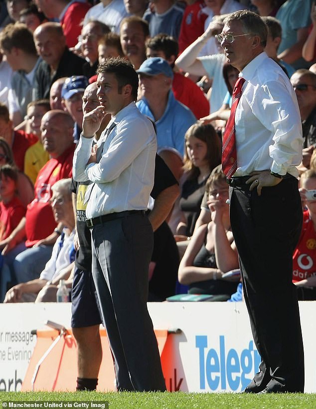 Darren and Sir Alex played against each other in a friendly match between Peterborough and Manchester United in August 2007