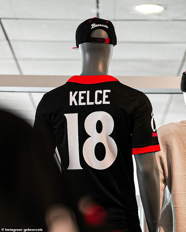 Kelce swag has become a hot item at the University of Cincinnati bookstore