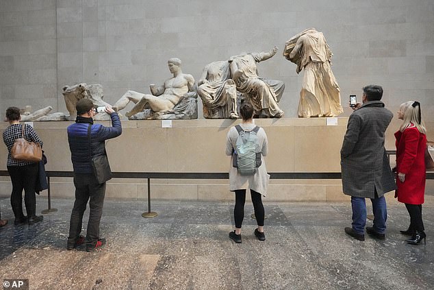 The Parthenon sculptures were brought from Athens by Lord Elgin and have been in the British Museum for two centuries.