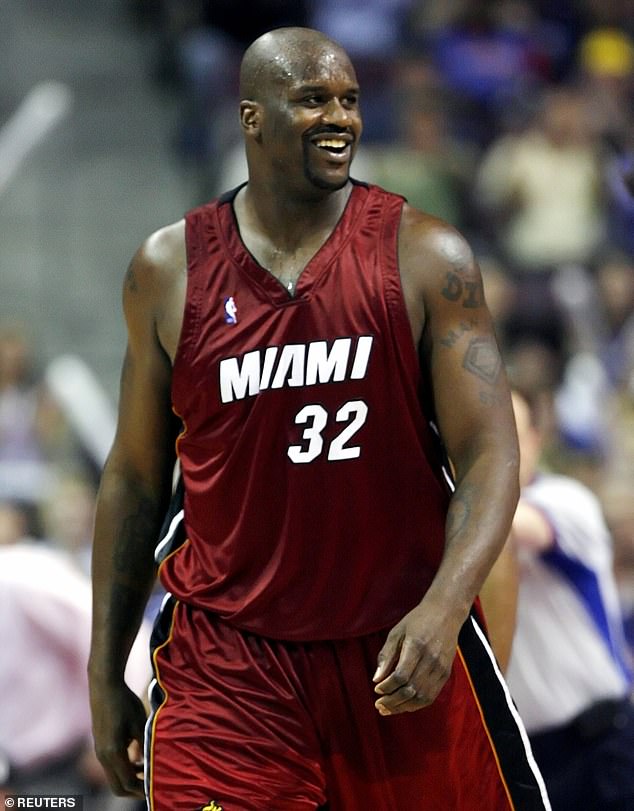 O'Neal played for the Heat from 2004 to 2008 and won an NBA championship with Miami in 2006