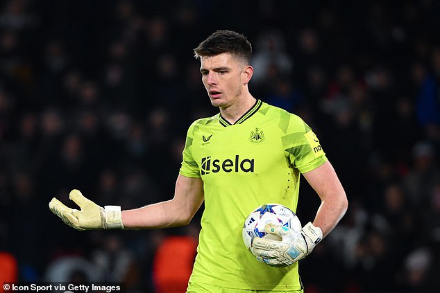 Newcastle keeper Nick Pope was top rated (8/10) after making some big saves