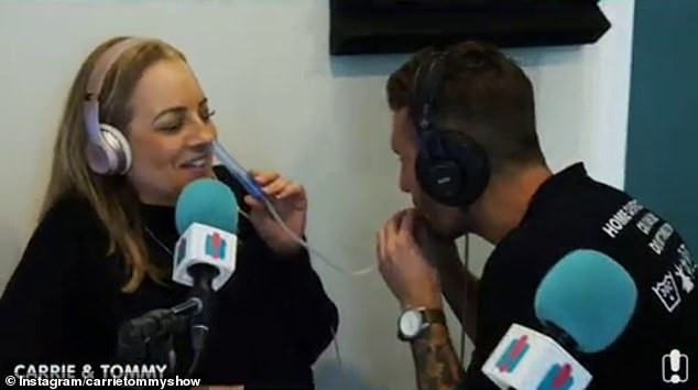 In 2019, Tommy Little and Carrie Bickmore took part in a controversial on-air stunt where he sucked the 'snot' out of her nose