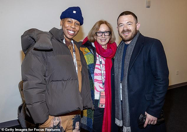Latt is the son of Michelle Satter, the founder and senior director of the Sundance Institute.  They are pictured with writer Lena Waithe at the 2023 Sundance Film Festival