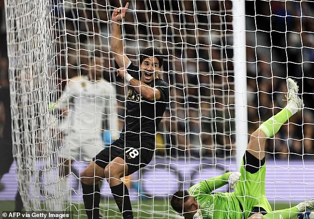 Giovanni Simeone opened the scoring for the visitors with a shot from close range