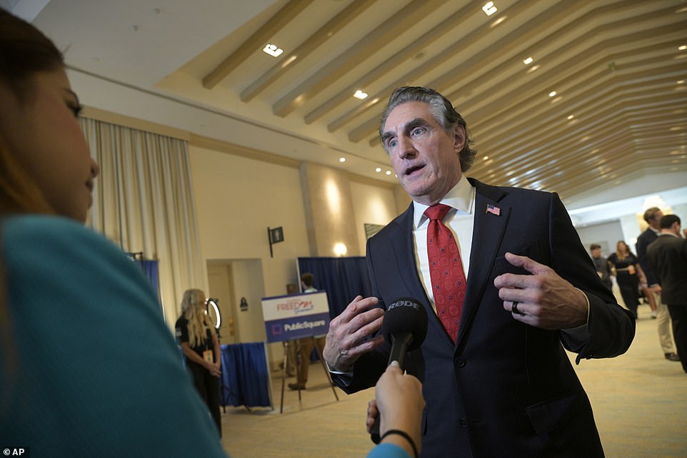 North Dakota Governor Doug Burgum, a billionaire, has spent $20 million on TV, radio and digital advertising.  After that, expenditure on the other candidates drops sharply.