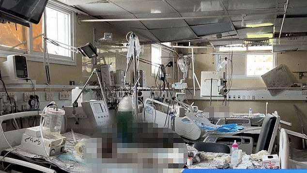 Hospital equipment, including health monitoring equipment, appears to have been long out of use, while the room itself appears to be in a state of abandonment.