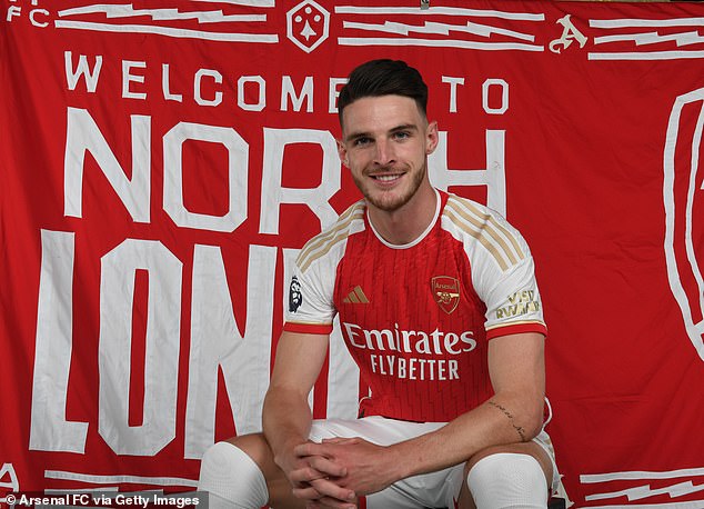 FIFA wanted to limit the amount agents could earn from deals (Photo: Declan Rice after his £105m transfer to Arsenal from West Ham)