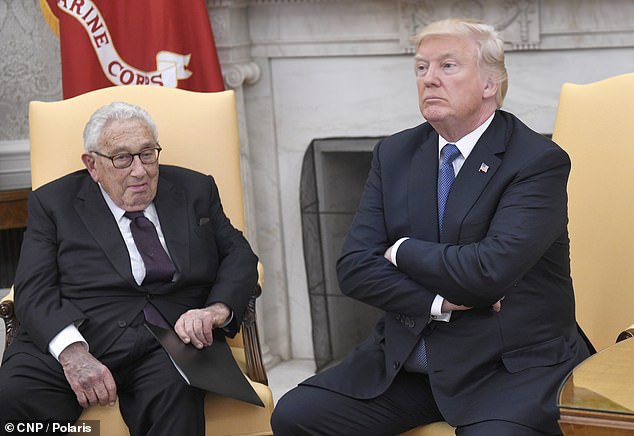 “He's a man I have a lot of respect for,” Trump said during an Oval Office meeting with Kissinger in 2017