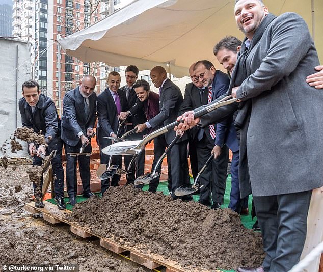 In 2018, Adams — then Brooklyn Borough President — attended a groundbreaking ceremony for Turks House, the organization linked to the Turkish president's son.  It builds student housing for Muslim students in the US