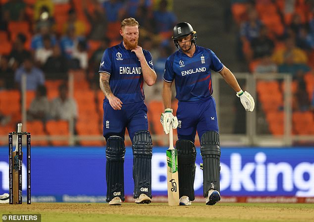 Jos Buttler (right) and his England team have been eliminated from the World Cup