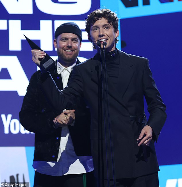 Troye Sivan, 28, (pictured) added to his growing list of ARIA Awards on Wednesday evening when he took home four more at the 37th annual event