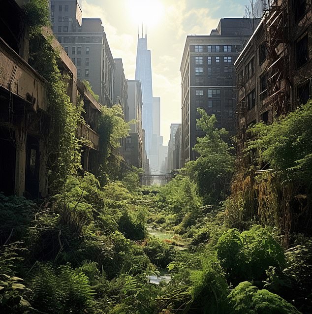 ChatGPT writes: 'In the year 2123, the once thriving metropolis of Chicago is a haunting testament to the passage of time and the resilience of nature.