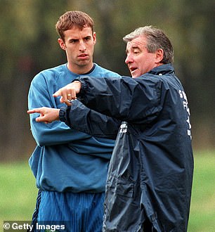 Venables, pictured with Gareth Southgate, earned two caps for England as a player