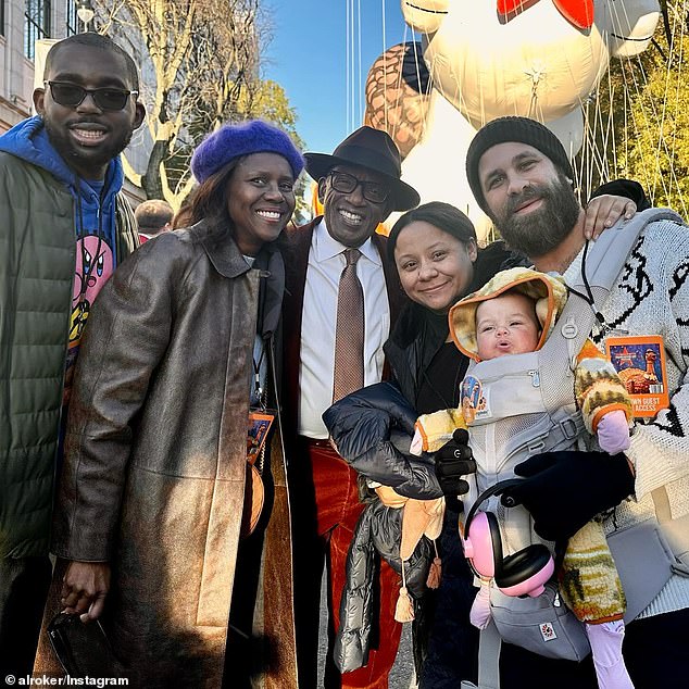 Al Roker was extra grateful this Thanksgiving, revealing in an adorable post that his new granddaughter, Sky Clara, celebrated her first Thanksgiving Day Parade with his family