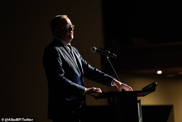 Anthony Albanese delivers a fiery speech targeting Peter Dutton and