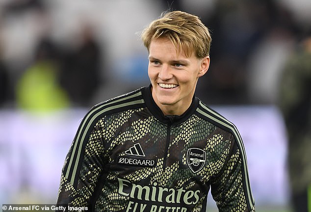 Arsenal could have captain Martin Odegaard available again for their match against Brentford